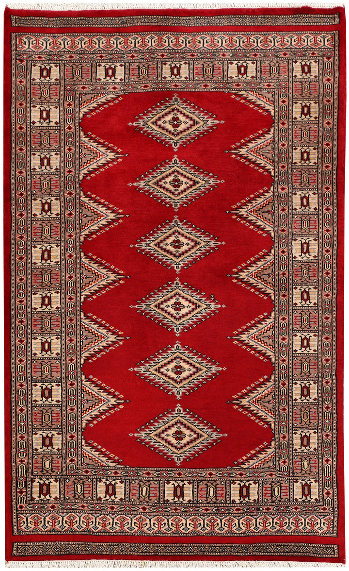 Dark Red Jaldar 3' 1 x 4' 11 - No. 47272 - ALRUG Rug Store