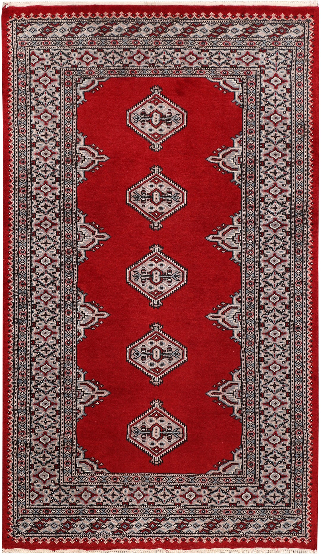 Dark Red Jaldar 3' 1 x 5' 2 - No. 47276 - ALRUG Rug Store