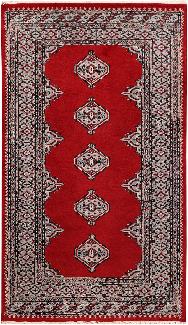Dark Red Jaldar 3' 1 x 5' 2 - No. 47276 - ALRUG Rug Store