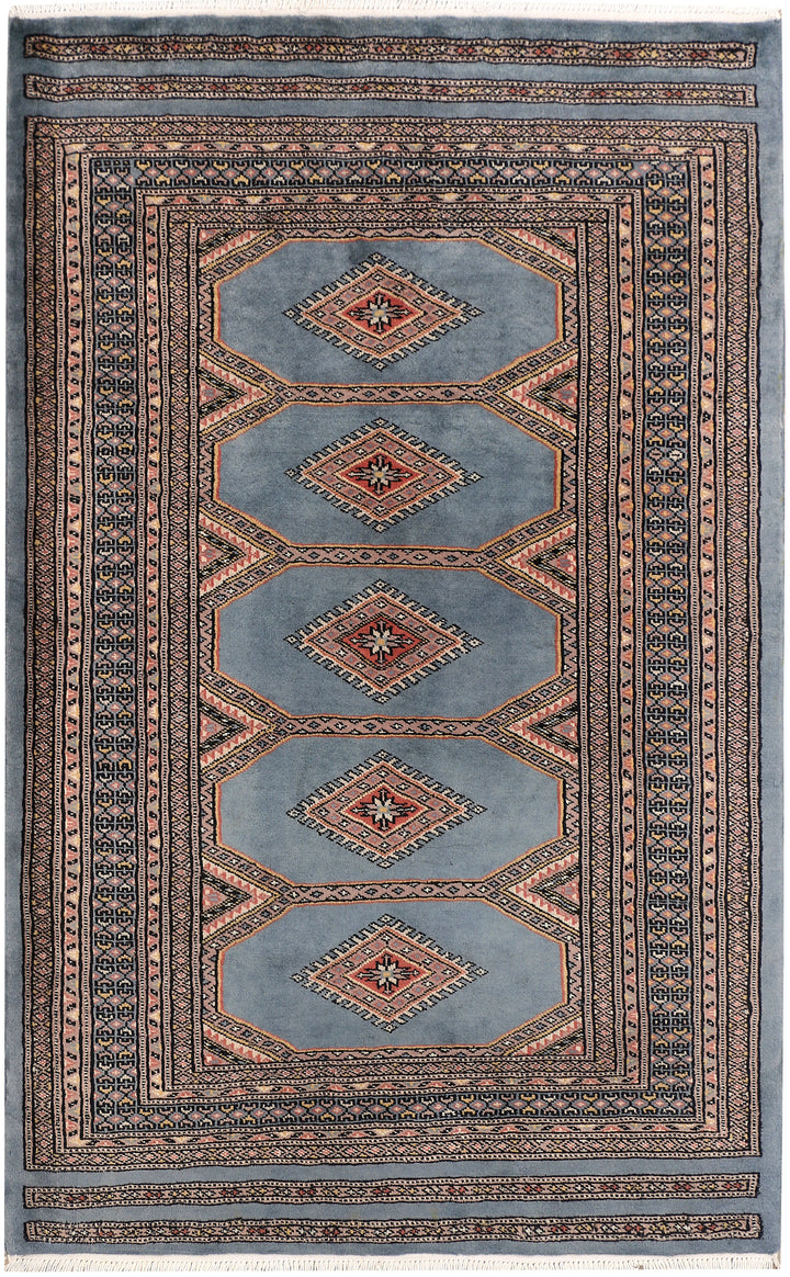 Light Slate Grey Jaldar 3'  3" x 5'  2" - No. QA23878