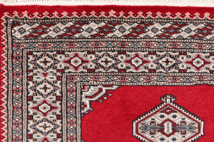 Dark Red Jaldar 3' 1 x 5' 1 - No. 47280 - ALRUG Rug Store