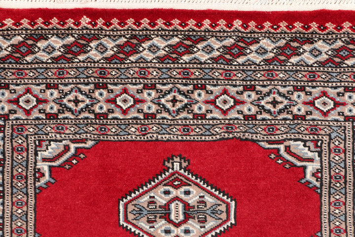 Dark Red Jaldar 3' 1 x 5' 1 - No. 47280 - ALRUG Rug Store