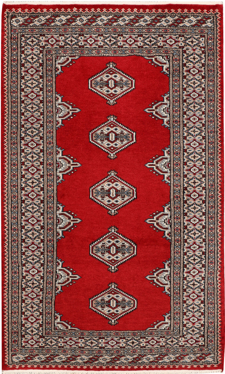 Dark Red Jaldar 3' 1 x 5' 1 - No. 47280 - ALRUG Rug Store