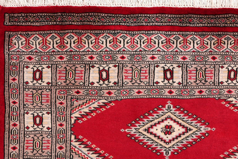 Dark Red Jaldar 3' 2 x 5' 5 - No. 47285 - ALRUG Rug Store