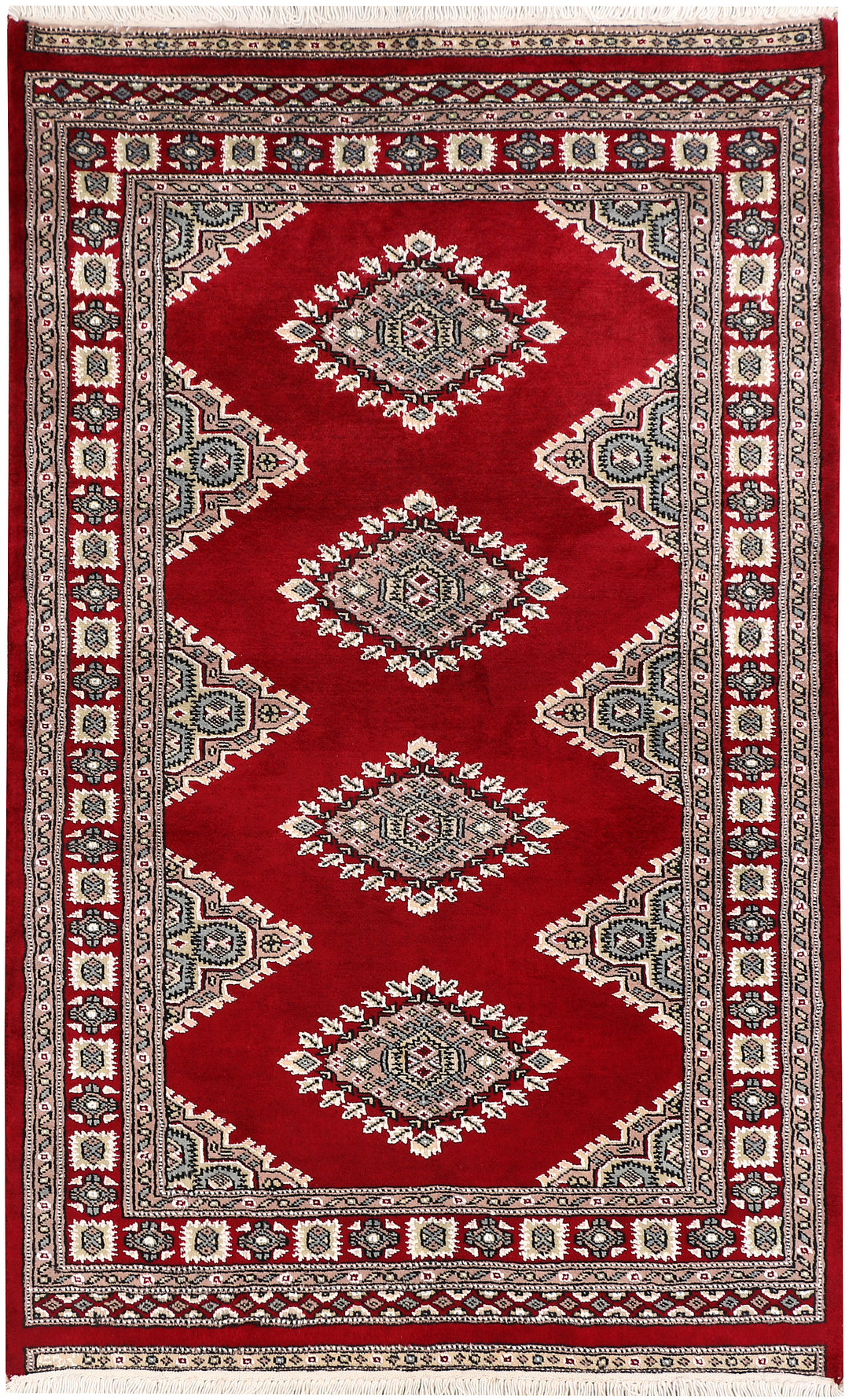 Dark Red Jaldar 3' 1 x 4' 11 - No. 47292 - ALRUG Rug Store