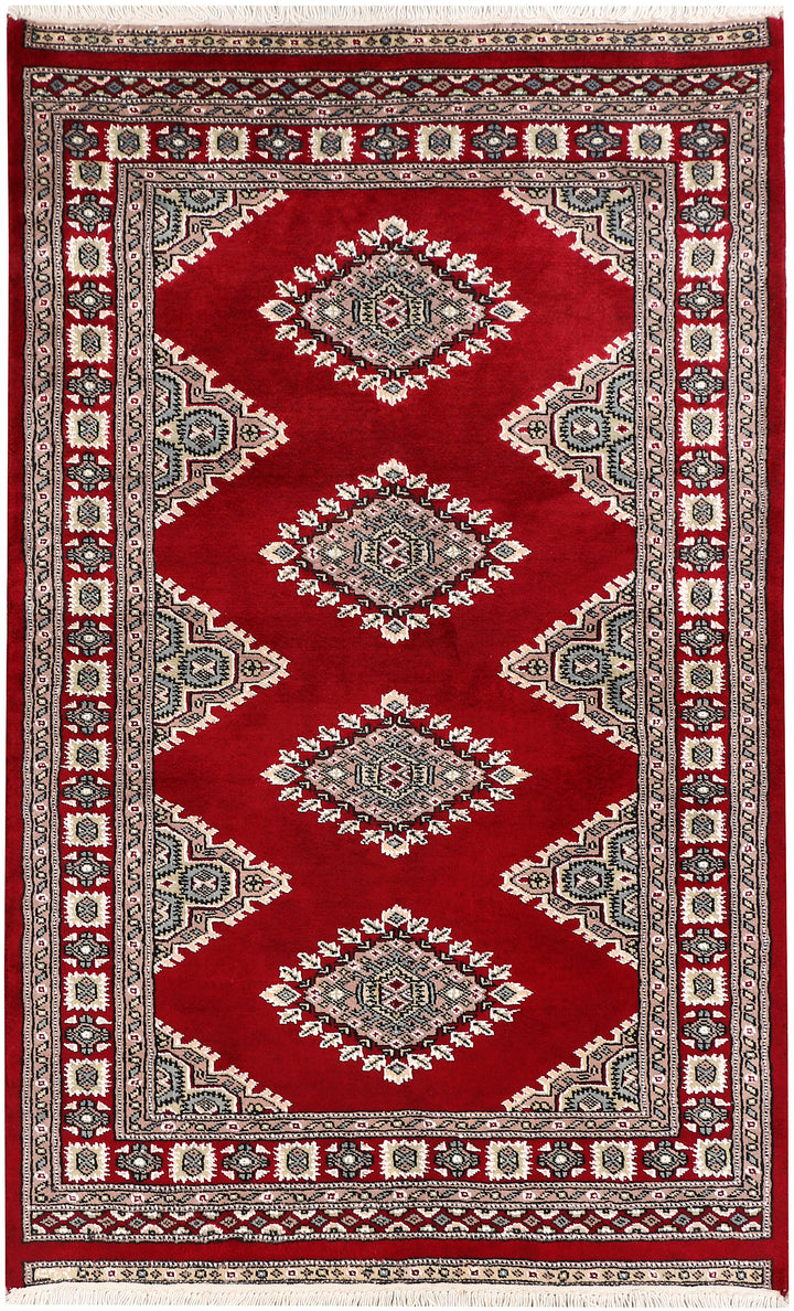 Dark Red Jaldar 3' 1 x 4' 11 - No. 47292 - ALRUG Rug Store