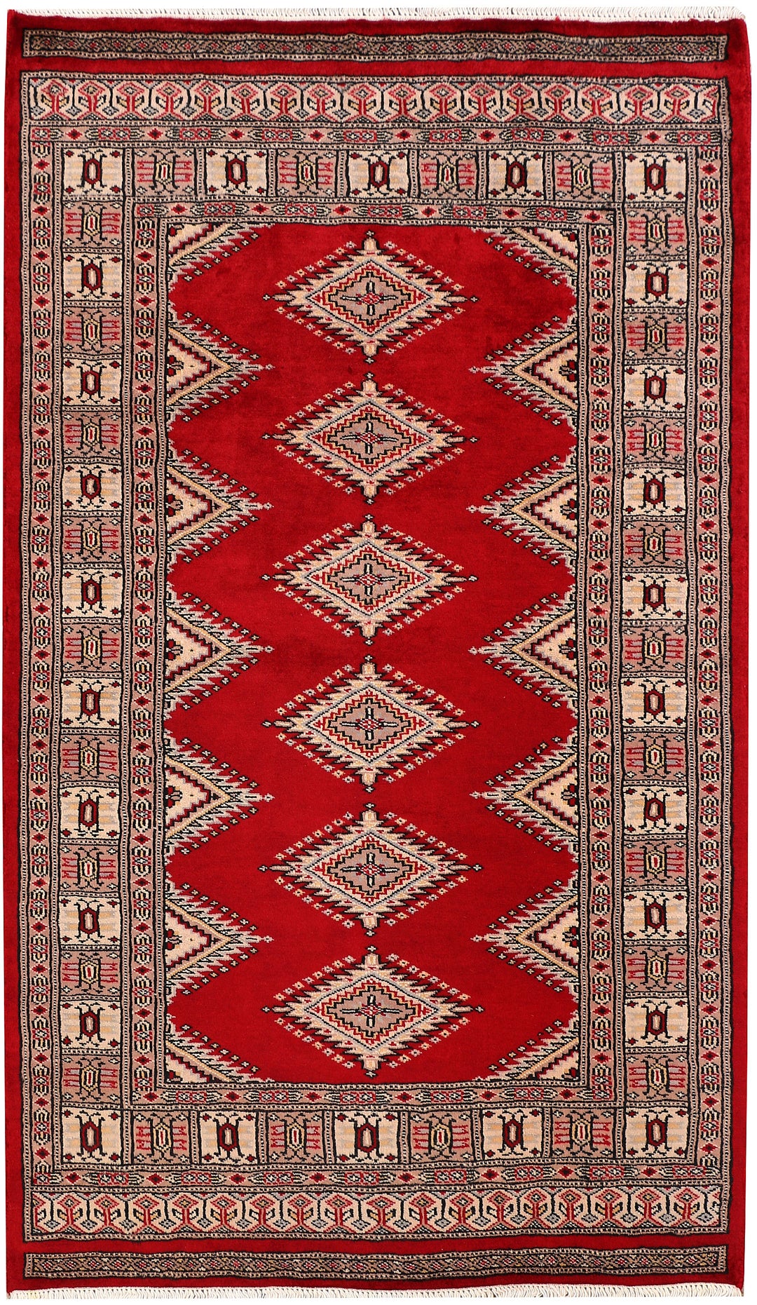 Dark Red Jaldar 3' 1 x 5' 2 - No. 47294 - ALRUG Rug Store