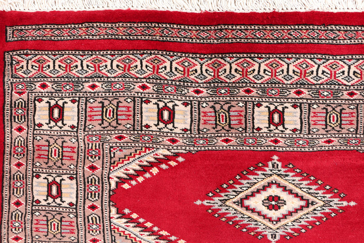 Dark Red Jaldar 3' 1 x 4' 11 - No. 47296 - ALRUG Rug Store