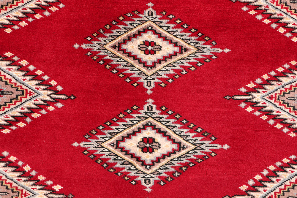 Dark Red Jaldar 3' 1 x 4' 11 - No. 47296 - ALRUG Rug Store