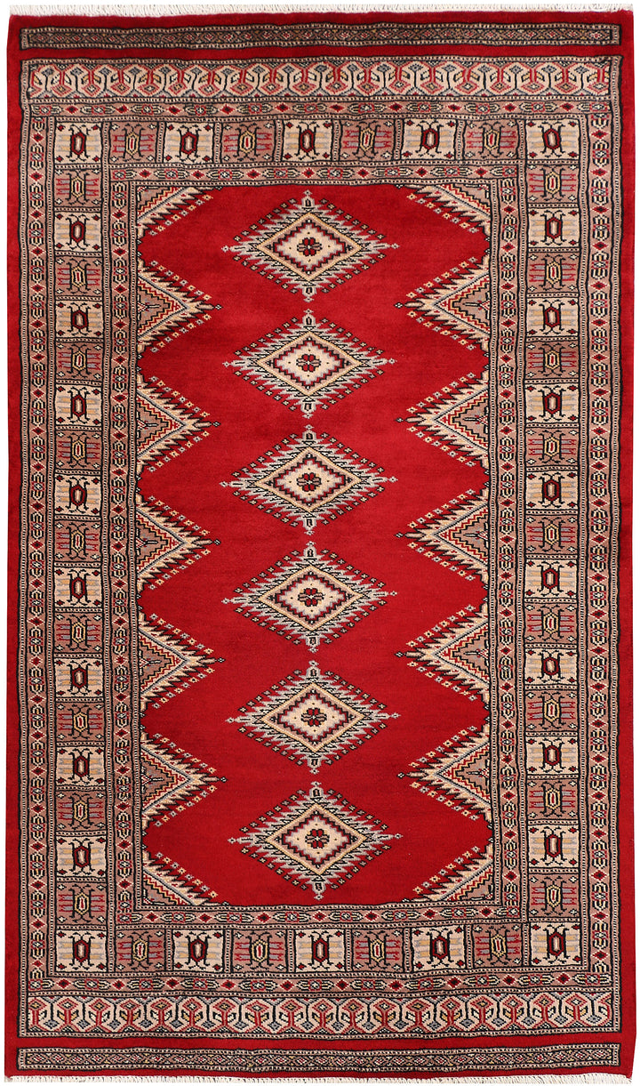 Dark Red Jaldar 3' 1 x 5' 3 - No. 47301 - ALRUG Rug Store