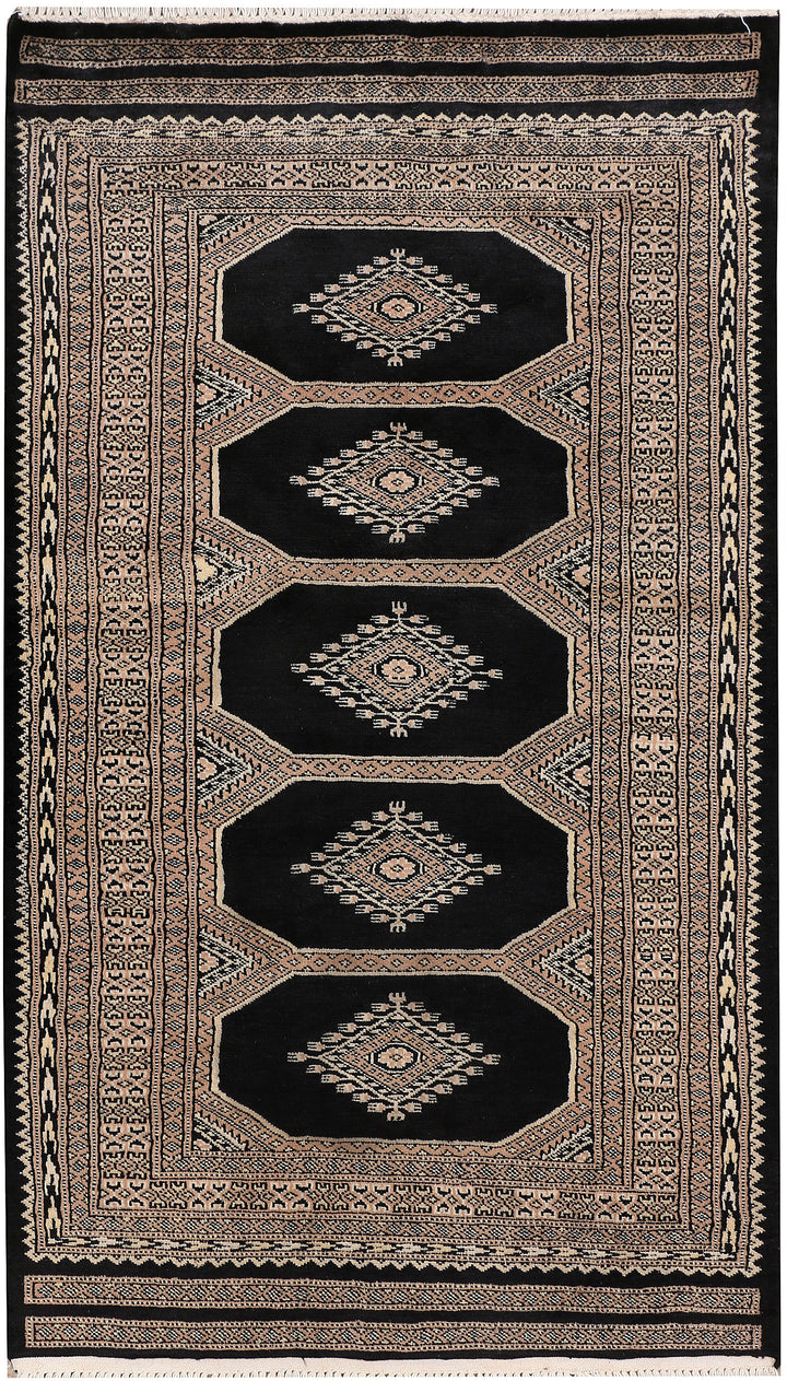 Black Jaldar 3' 1 x 5' 4 - No. 47303 - ALRUG Rug Store