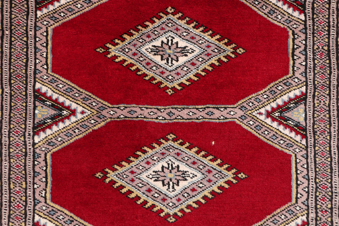Dark Red Jaldar 3'  1" x 5'  5" - No. QA39713
