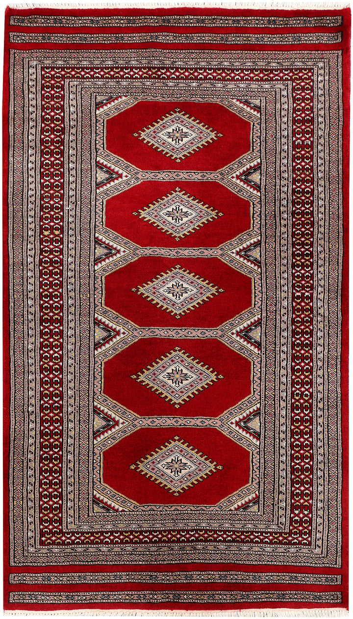 Dark Red Jaldar 3' 1 x 5' 5 - No. 47304