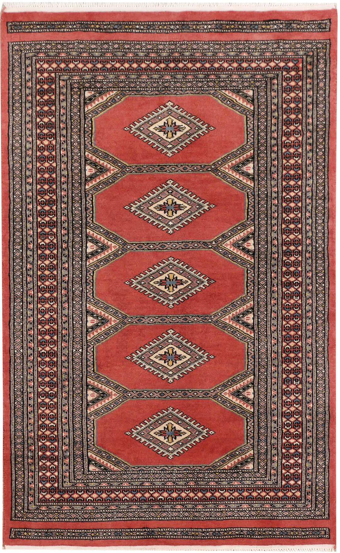 Salmon Jaldar 3' 1 x 4' 10 - No. 47313 - ALRUG Rug Store