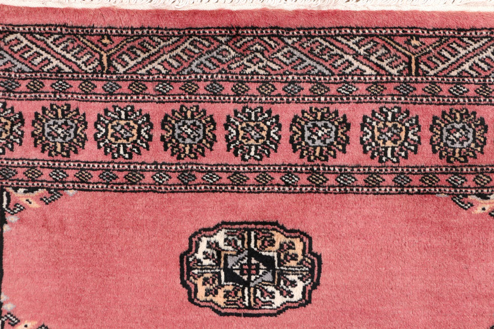 Light Coral Bokhara 3' 1 x 5' 1 - No. 47315 - ALRUG Rug Store