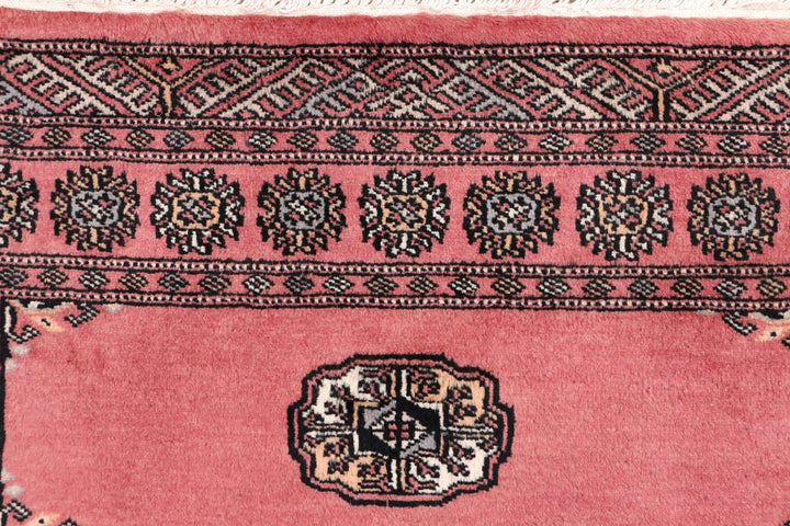 Light Coral Bokhara 3' 1 x 5' 1 - No. 47315 - ALRUG Rug Store