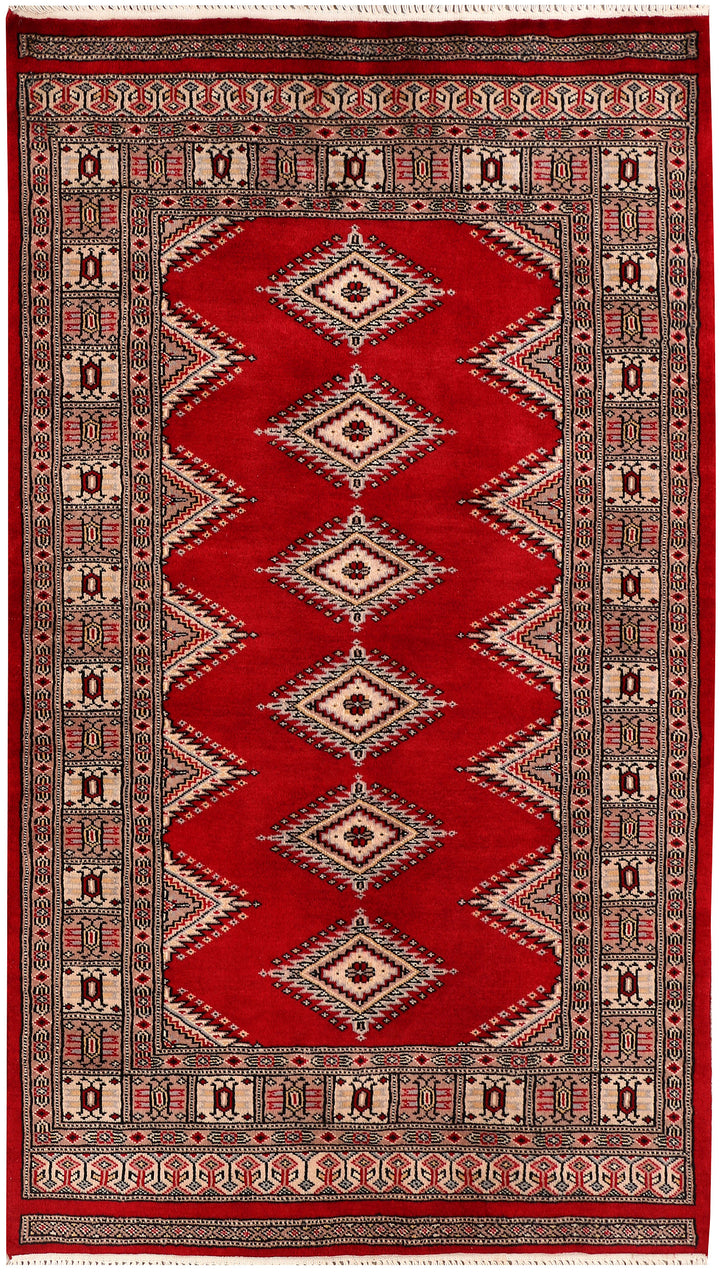 Dark Red Jaldar 3' 1 x 5' 5 - No. 47321 - ALRUG Rug Store