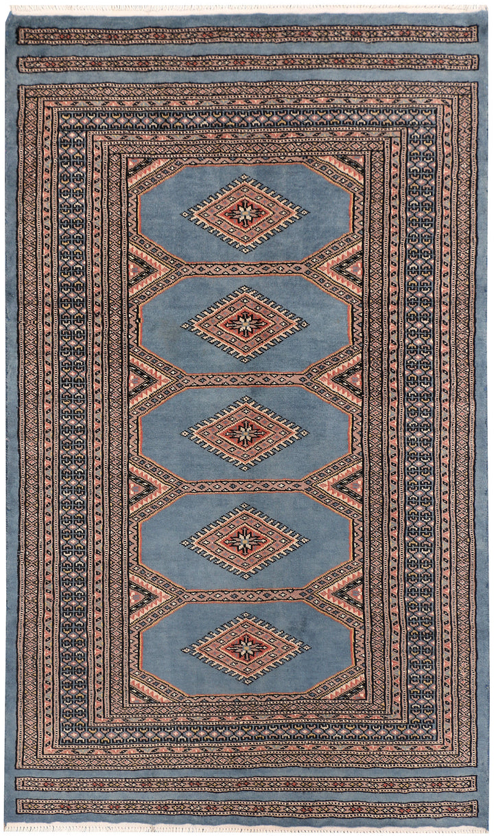 Light Slate Grey Jaldar 3'  2" x 5'  3" - No. QA95089