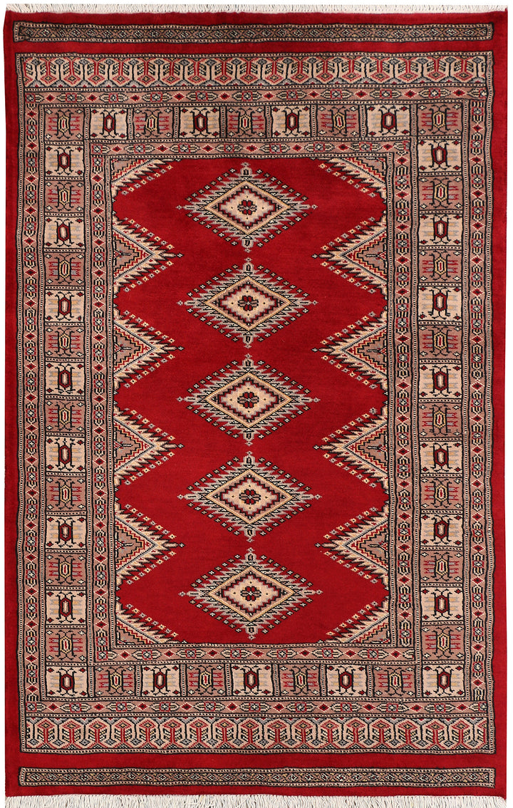 Dark Red Jaldar 3' x 4' 8 - No. 47323