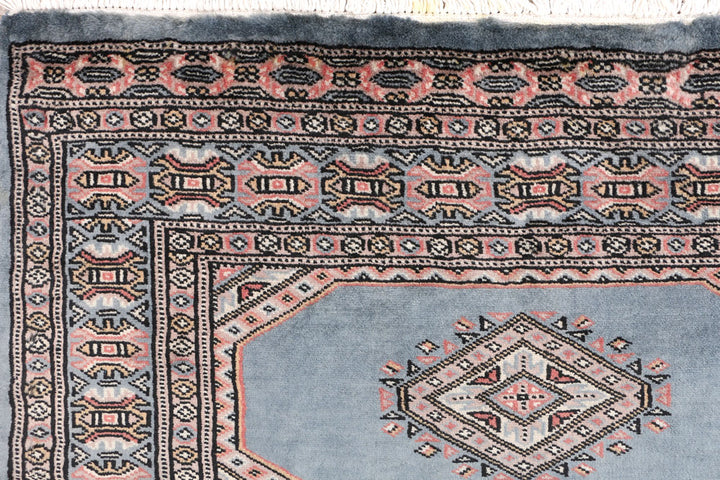 Light Slate Grey Jaldar 3' 1 x 5' 2 - No. 47328 - ALRUG Rug Store