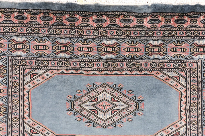 Light Slate Grey Jaldar 3' 1 x 5' 2 - No. 47328 - ALRUG Rug Store