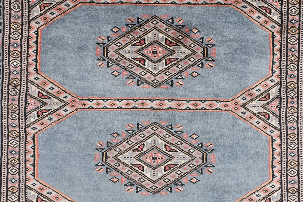 Light Slate Grey Jaldar 3' 1 x 5' 2 - No. 47328 - ALRUG Rug Store