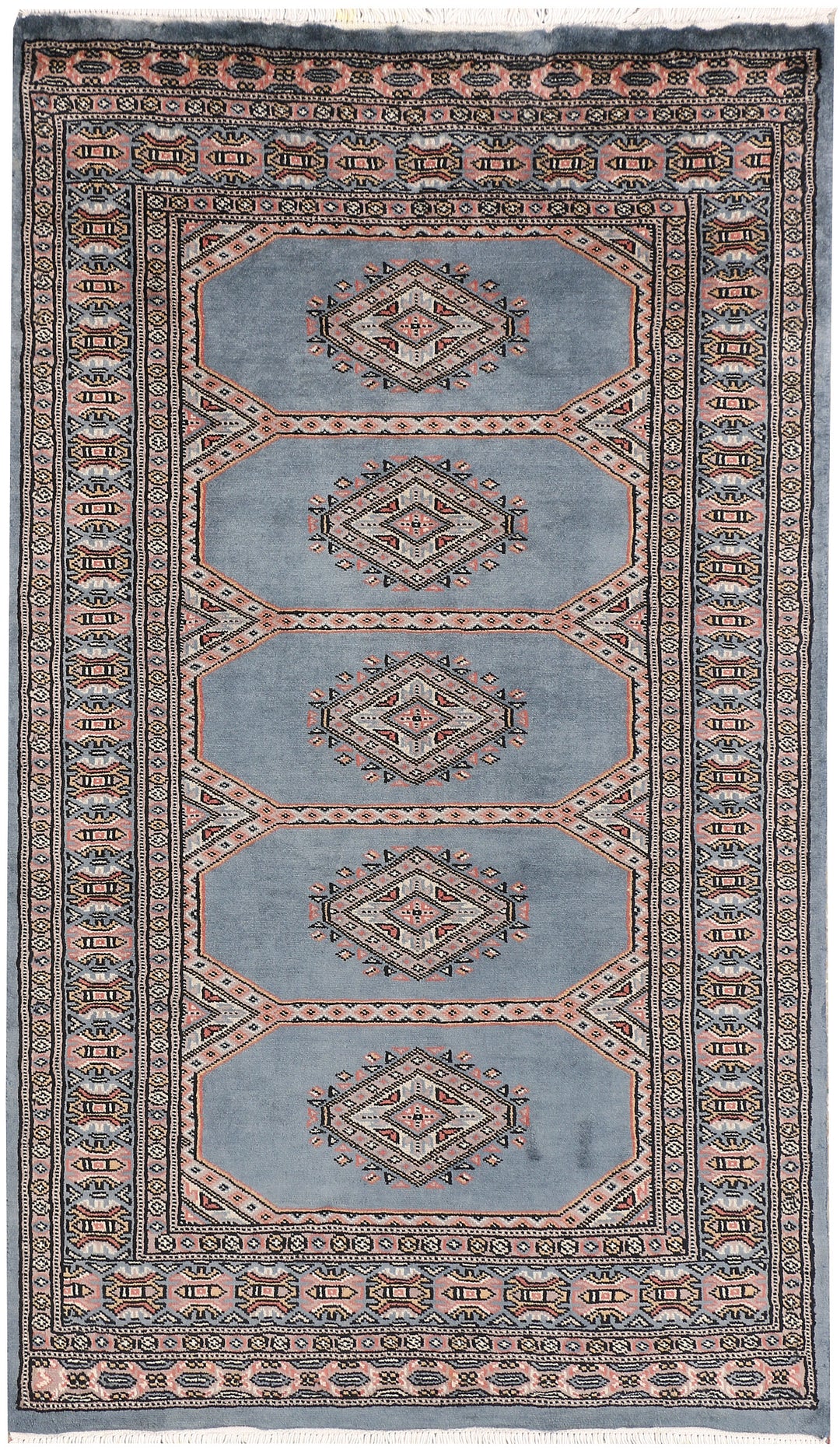 Light Slate Grey Jaldar 3' 1 x 5' 2 - No. 47328 - ALRUG Rug Store