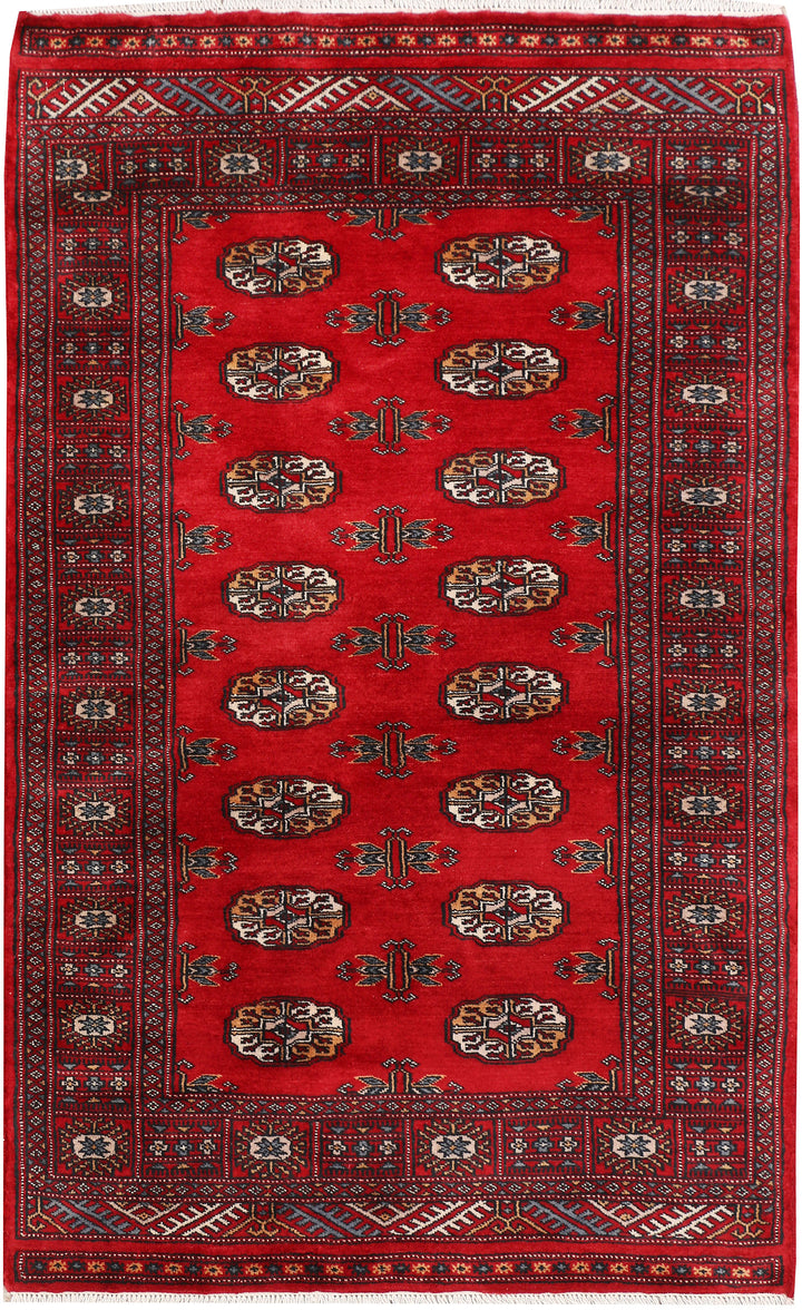 Dark Red Bokhara 3' 1 x 4' 11 - No. 47329