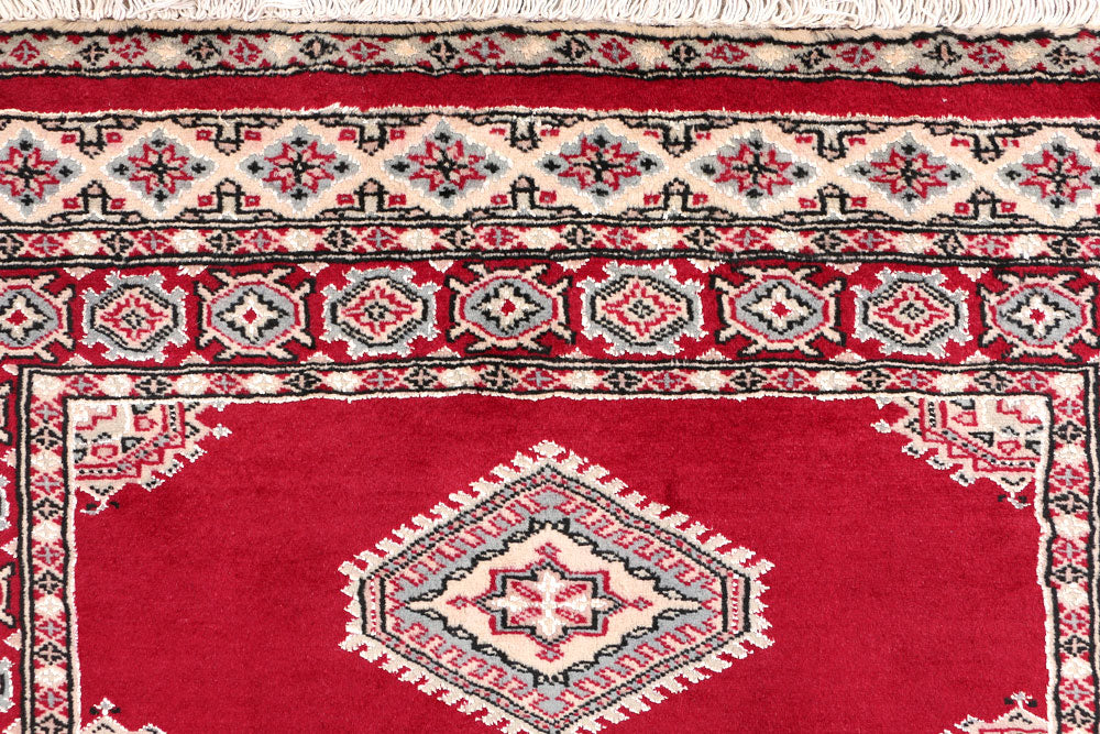 Dark Red Jaldar 3' 2 x 4' 11 - No. 47331 - ALRUG Rug Store