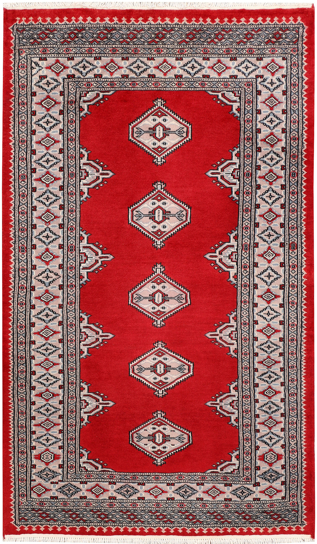 Red Jaldar 3' 1 x 5' 1 - No. 47334 - ALRUG Rug Store