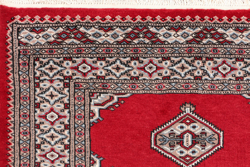 Dark Red Jaldar 3' 2 x 5' 1 - No. 47336 - ALRUG Rug Store