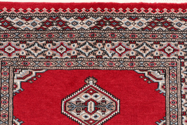 Dark Red Jaldar 3' 2 x 5' 1 - No. 47336 - ALRUG Rug Store