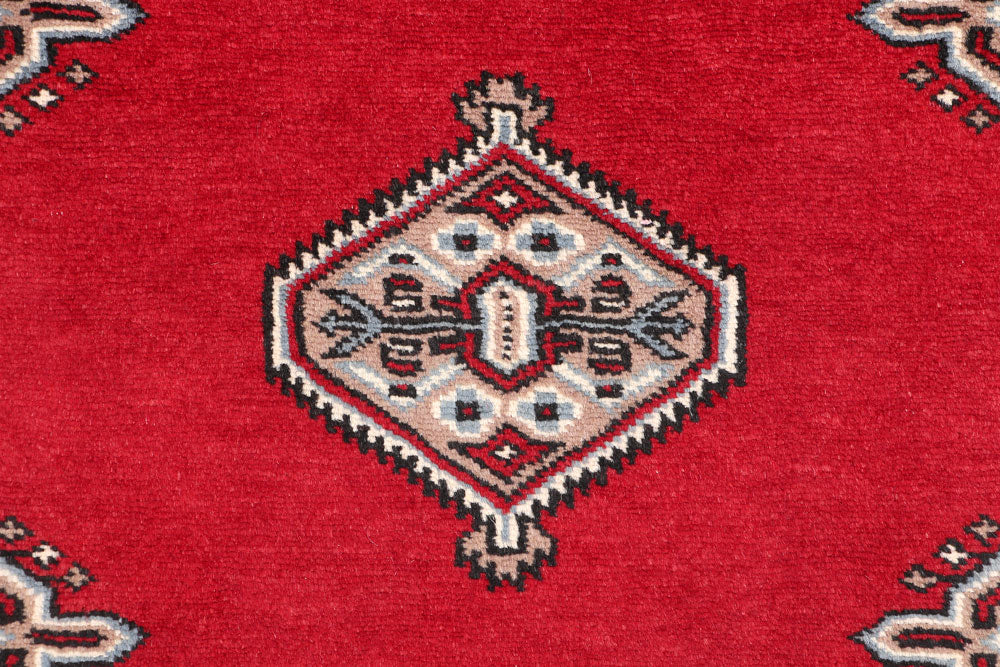 Dark Red Jaldar 3' 2 x 5' 1 - No. 47336 - ALRUG Rug Store