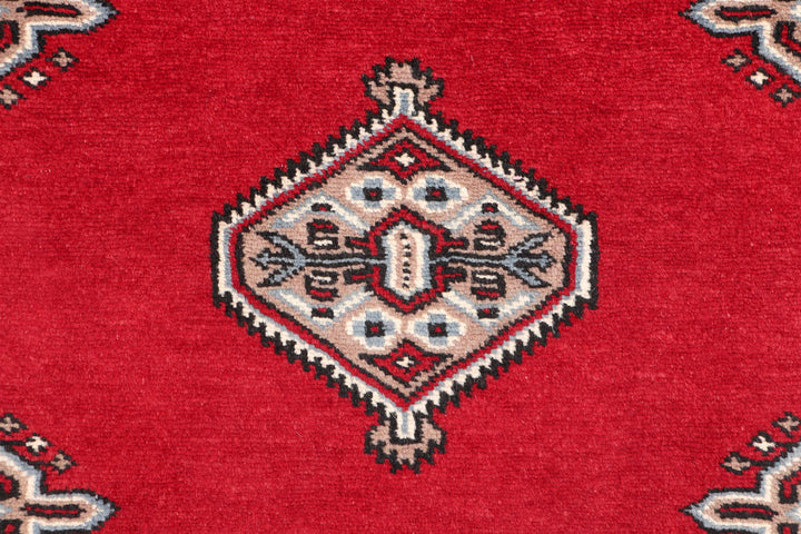 Dark Red Jaldar 3' 2 x 5' 1 - No. 47336 - ALRUG Rug Store