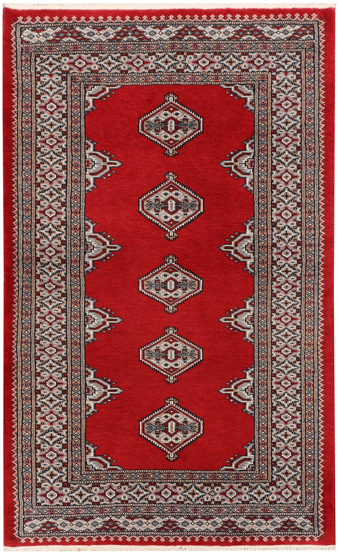 Dark Red Jaldar 3' 2 x 5' 1 - No. 47336 - ALRUG Rug Store