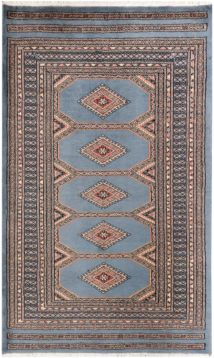 Light Slate Grey Jaldar 3'  3" x 5'  3" - No. QA77148