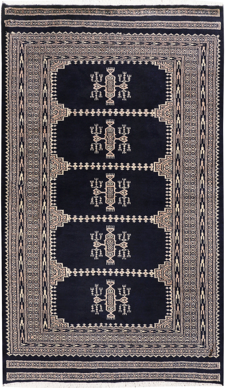 Midnight Blue Jaldar 3' 2 x 5' 3 - No. 47352 - ALRUG Rug Store