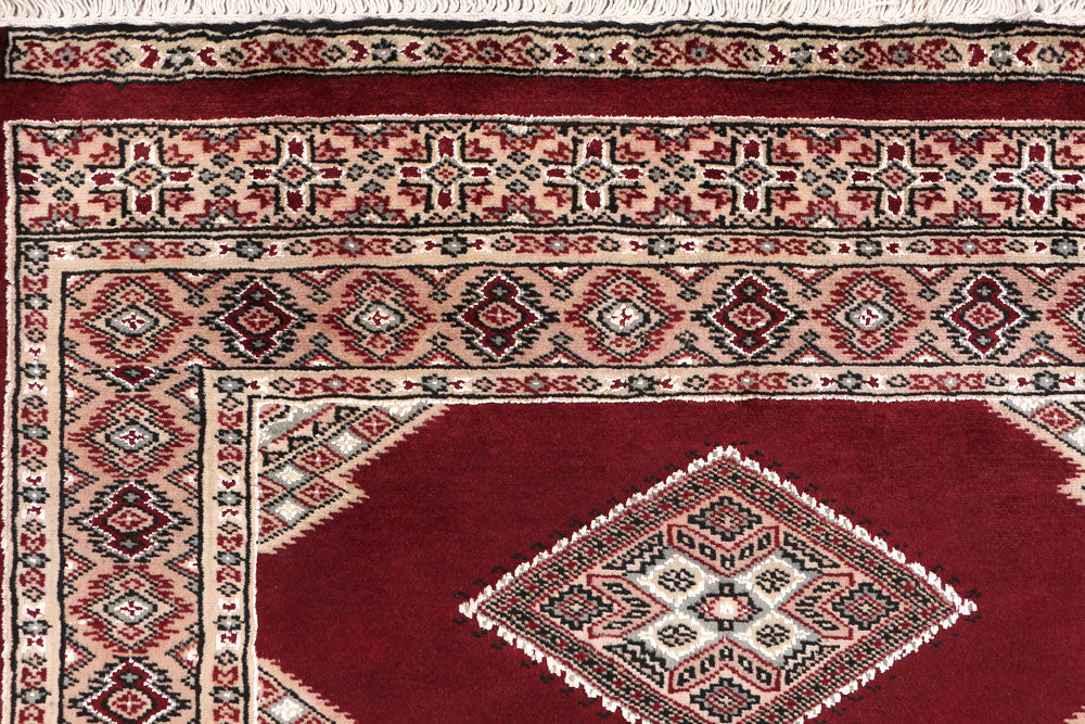Maroon Jaldar 3' 2 x 5' - No. 47354 - ALRUG Rug Store
