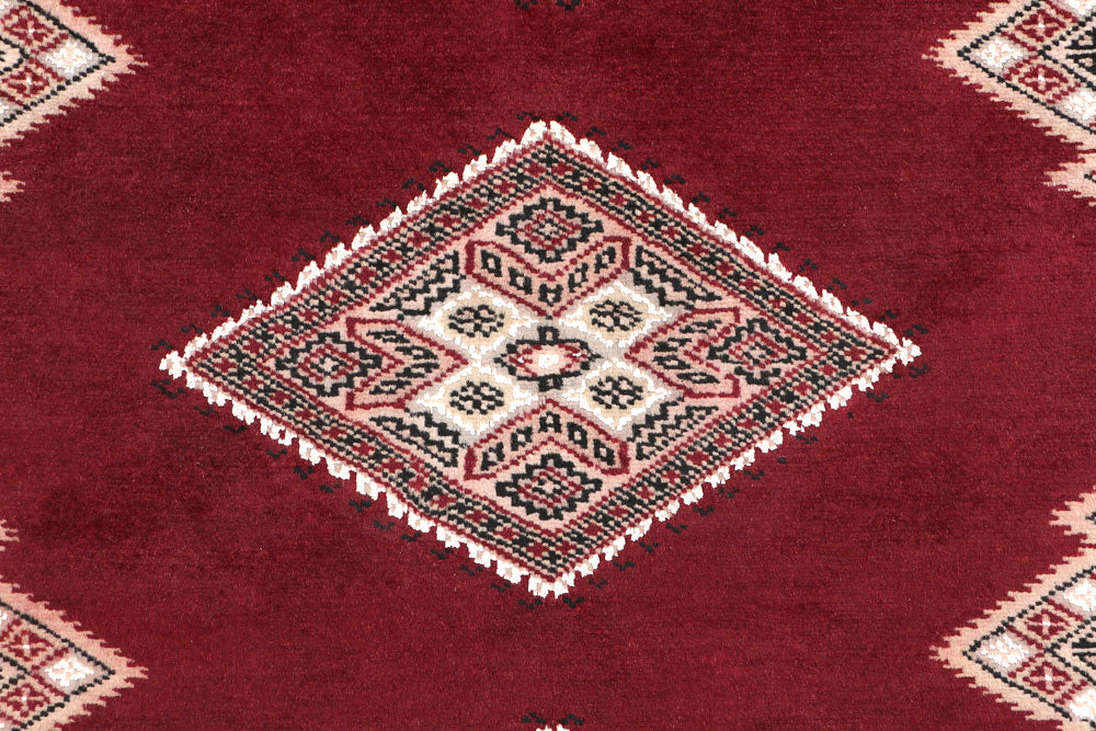 Maroon Jaldar 3' 2 x 5' - No. 47354 - ALRUG Rug Store