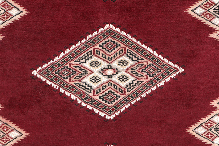 Maroon Jaldar 3' 2 x 5' - No. 47354 - ALRUG Rug Store