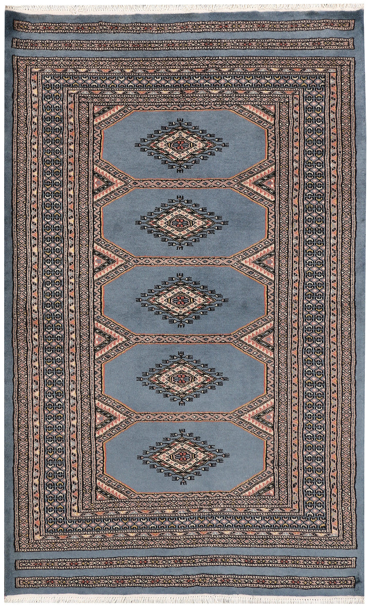 Light Slate Grey Jaldar 3'  2" x 5'  1" - No. QA25521