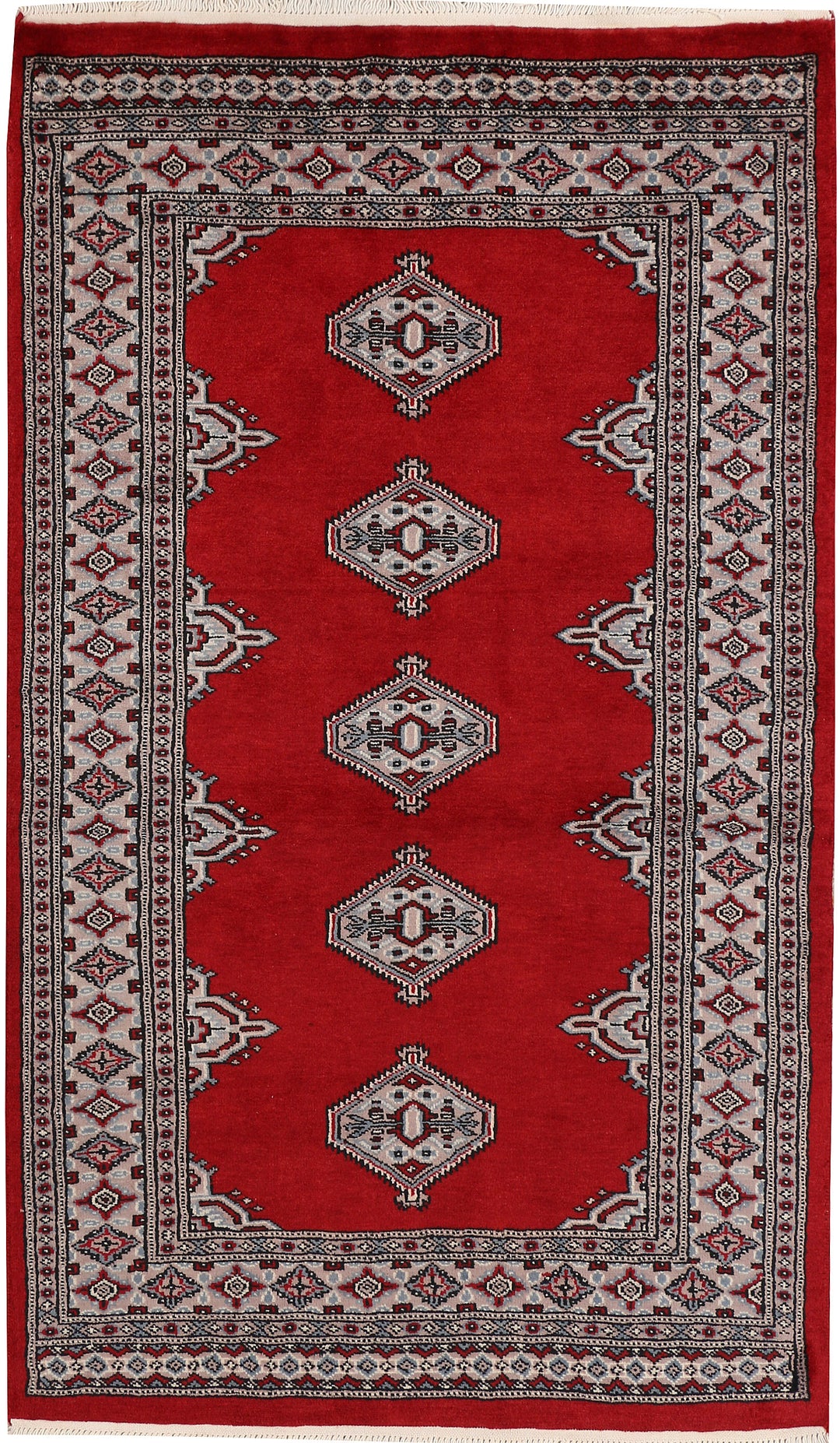 Dark Red Jaldar 3' 1 x 5' 1 - No. 47368 - ALRUG Rug Store