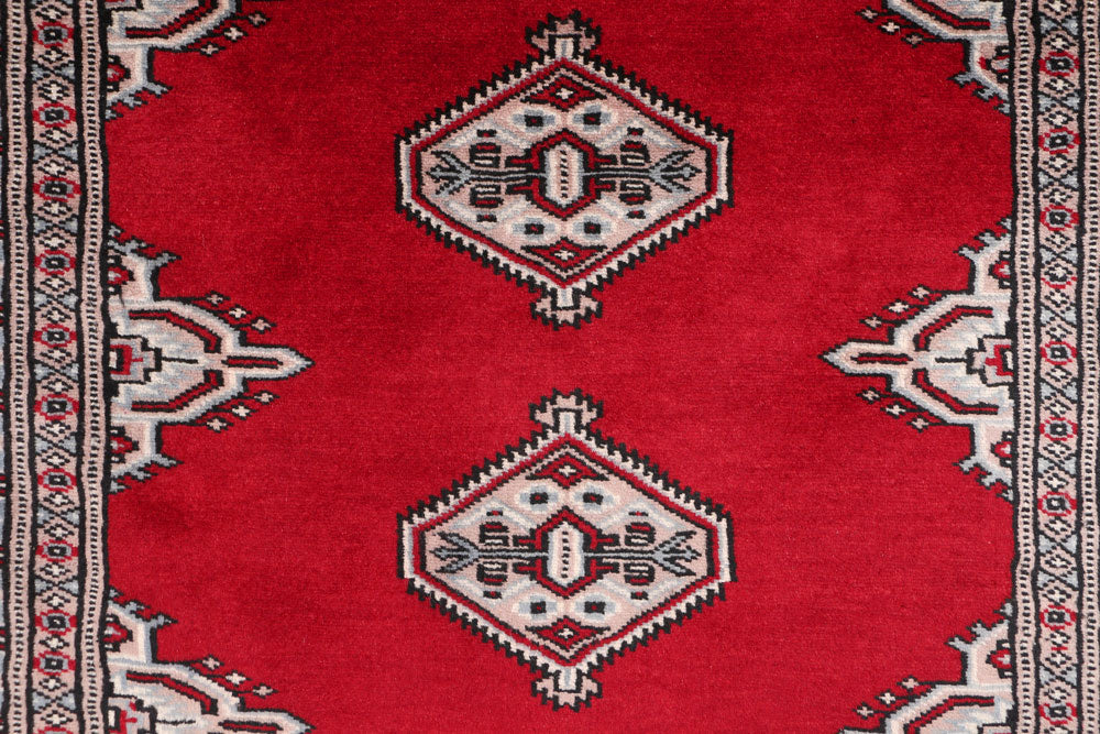 Dark Red Jaldar 3' 1 x 4' 9 - No. 47370 - ALRUG Rug Store