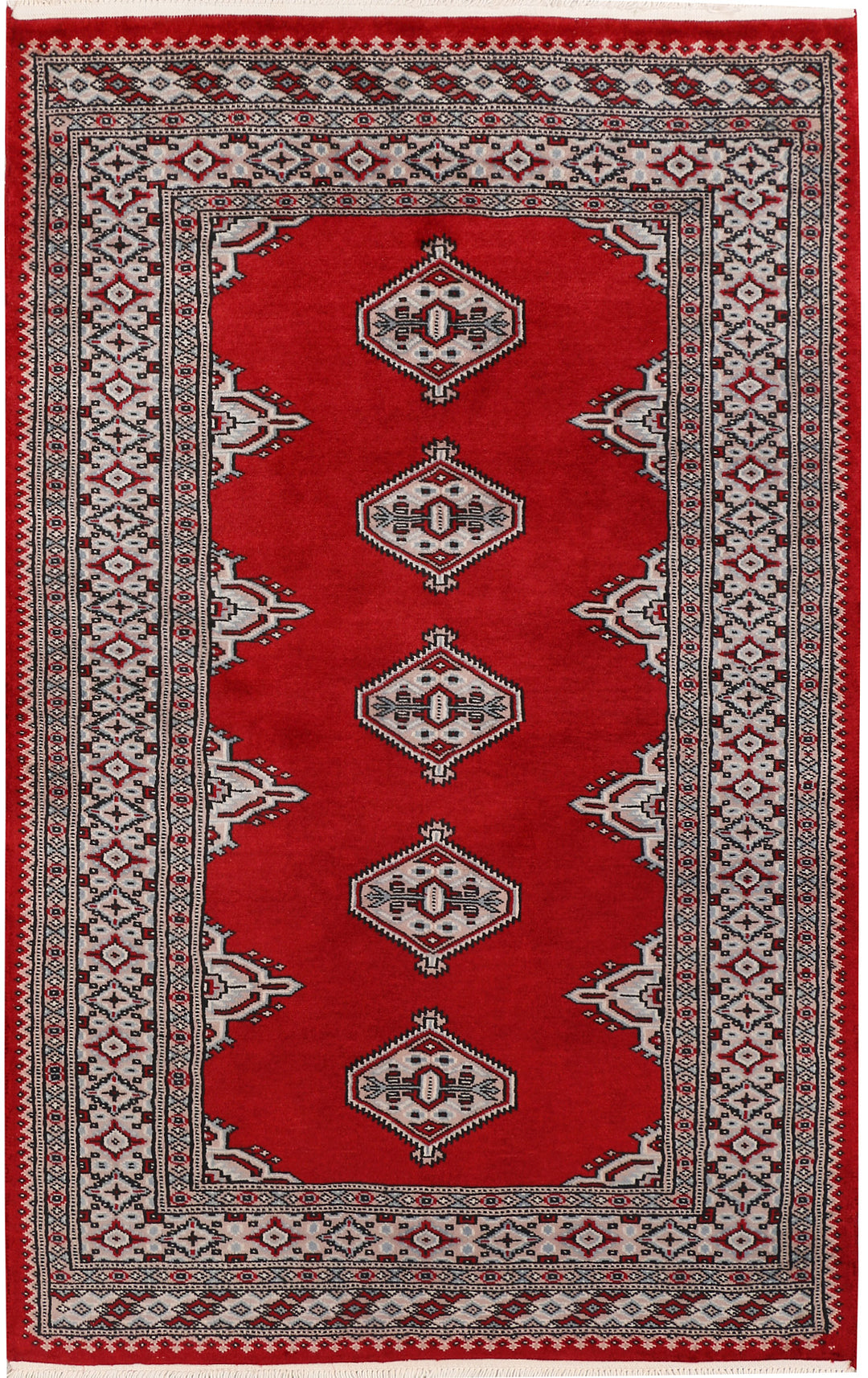 Dark Red Jaldar 3' 1 x 4' 9 - No. 47370 - ALRUG Rug Store
