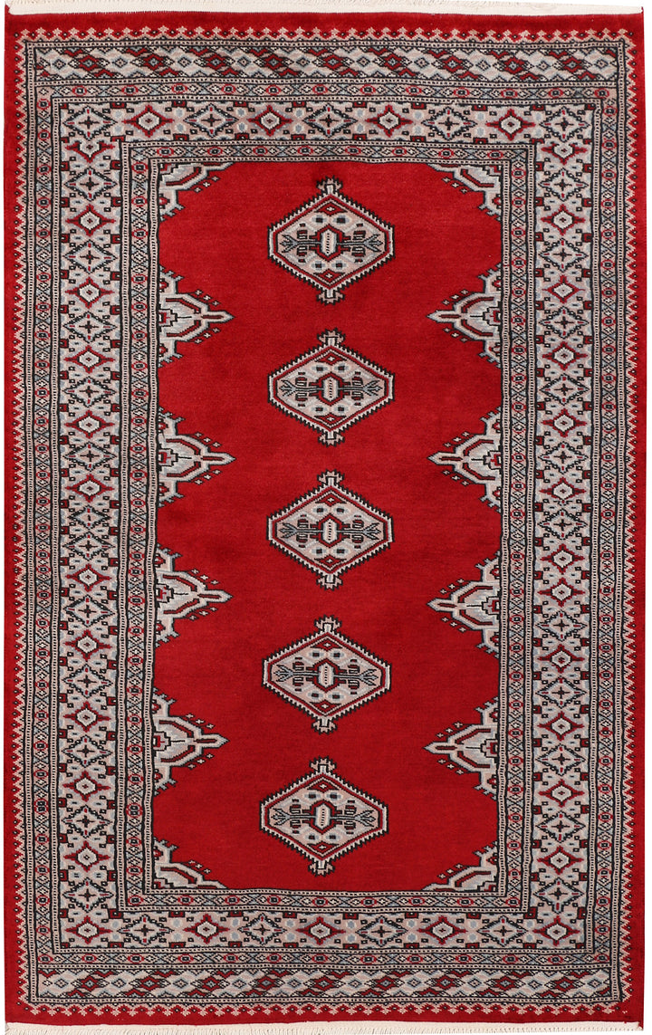 Dark Red Jaldar 3' 1 x 4' 9 - No. 47370 - ALRUG Rug Store