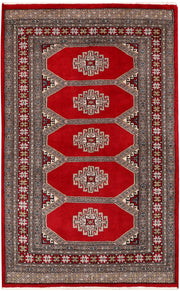 Dark Red Jaldar 3' 1 x 5' - No. 47378