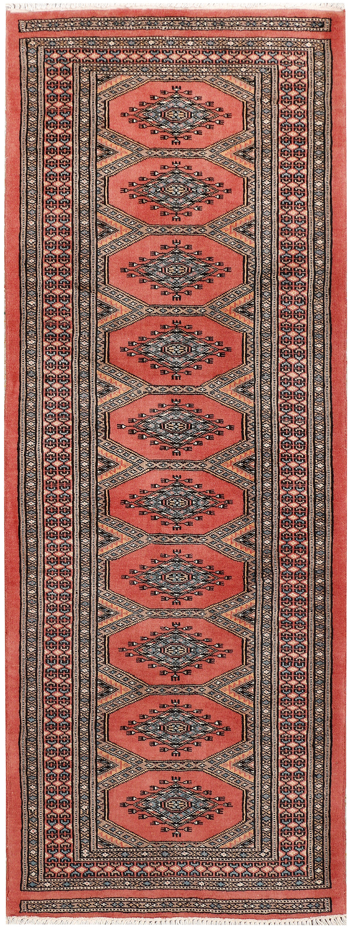 Salmon Jaldar 2'  3" x 5'  11" - No. QA46118