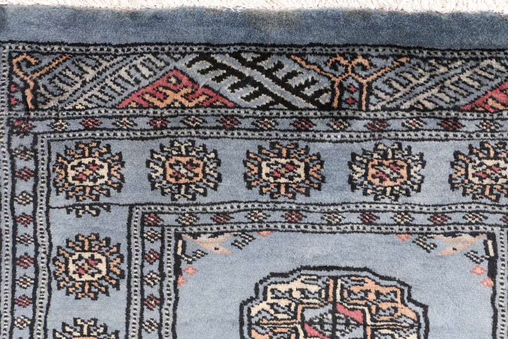 Light Slate Grey Bokhara 1' 11 x 6' 1 - No. 47395 - ALRUG Rug Store