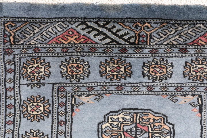 Light Slate Grey Bokhara 1' 11 x 6' 1 - No. 47395 - ALRUG Rug Store