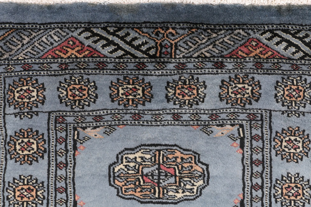 Light Slate Grey Bokhara 1' 11 x 6' 1 - No. 47395 - ALRUG Rug Store